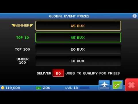 How to win every event on pocket planes.