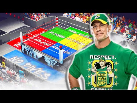 WWE 2K23 But The Ring Controls My Wrestler! (4 Square Challenge)
