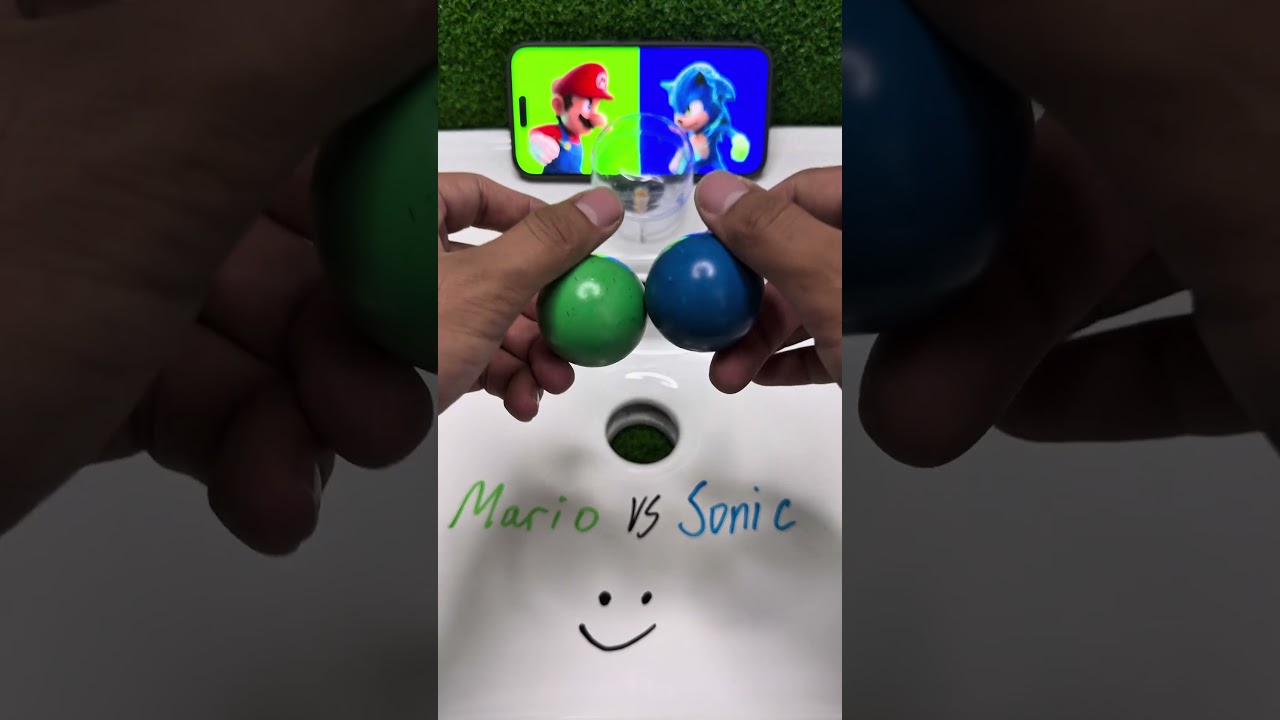 Mario VS Sonic 🔥🤩 - Who’s WIN?🤔 #usa #mario #sonic