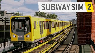 SUBWAY SIM 2 | Berlin - HK - U1 | Gameplay