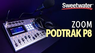 Video thumbnail for Zoom PodTrak P8 8-Channel Podcasting Recorder Demo by Sweetwater