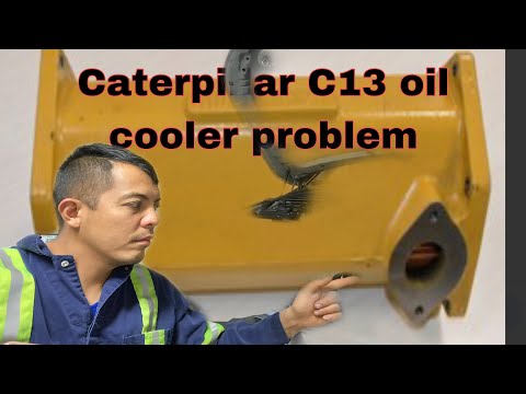 Oil contamination of coolant C13 caterpillar Engine