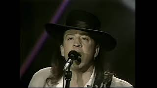 (4K) SRV - TIghtrope, The House Is Rockin' -  Tonight Show 6.7.1990