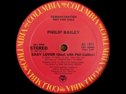 🟣 Philip Bailey Duet with Phil Collins - Easy Lover (12" Single) 129 BPM *1984*