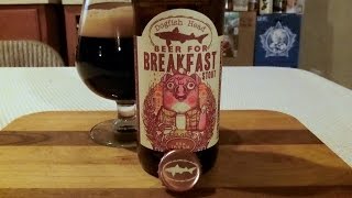 DogFish Head Beer For Breakfast Stout (7.4% ABV) DJs BrewTube Beer Review #993