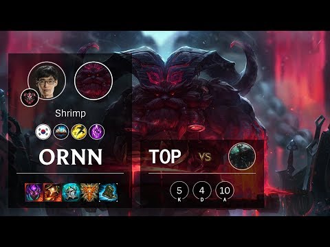Ornn Top vs Mordekaiser - KR Grandmaster Patch 10.5