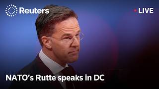 LIVE: NATO Secretary General Rutte speaks in Washington, DC