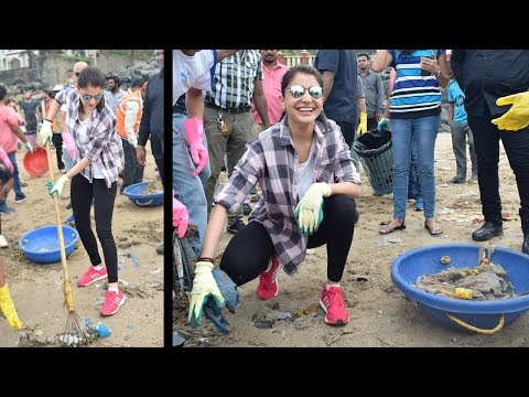 Anushka Sharma CLEANS Versova Beach For Swachh Bharat Abhiyan