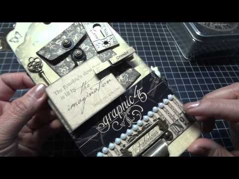 Graphic 45: "Staples" Tag Project for Winter CHA 2013 & A Graphic 45 CELEBRATION!