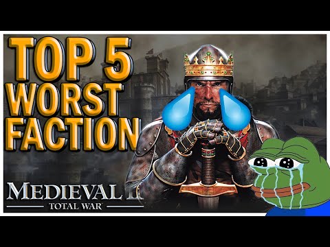 Top 5 Worst Factions Medieval 2 Total War Stainless Steel Mod