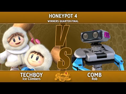 Honeypot 4 Winners Quarter-Final - Techboy  (Ice Climbers/Fox) Vs. Comb  (Rob)