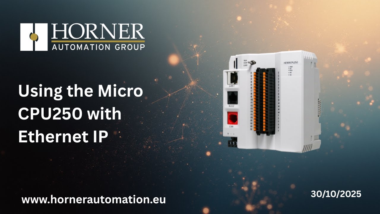 Using the Micro CPU250 with Ethernet IP