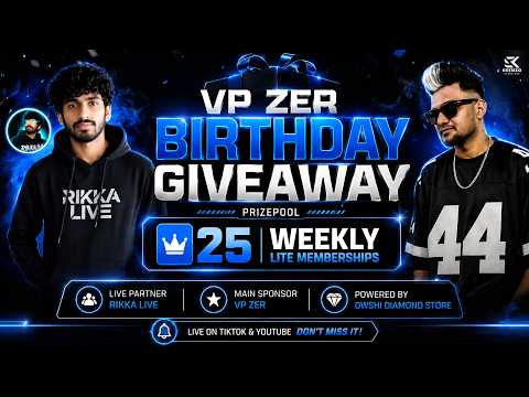 අද Giveaway  එකක් පුතේ ID  දාන්න  99 - 113K | Freefire Live #freefire