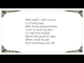 Hank Williams III - Walkin' With Sorrow Lyrics