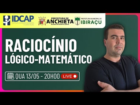 RACIOCÍNIO LÓGICO-MATEMÁTICO | Questões IDCAP | Concurso Anchieta - Concurso Ibiraçu/ES