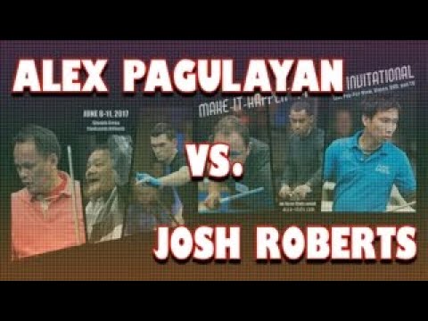 One Pocket - ALEX PAGULAYAN vs JOSH ROBERTS - 2017 Accu-Stats One Pocket Invitational
