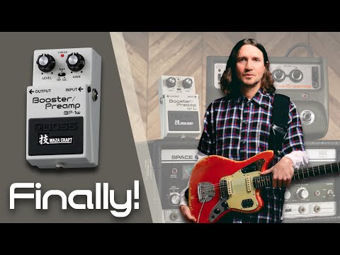 The pedal John Frusciante fans have been dreaming of! - Boss Booster/Preamp BP-1W Waza Craft