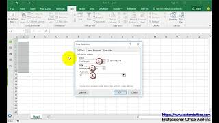 How to limit characters length in a cell in Excel