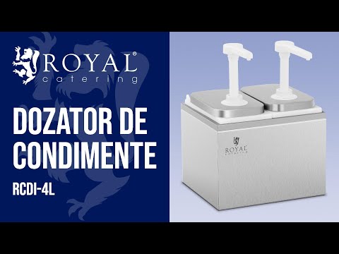 video - Dozator de condimente - 2 pompe - 2 x 2 L