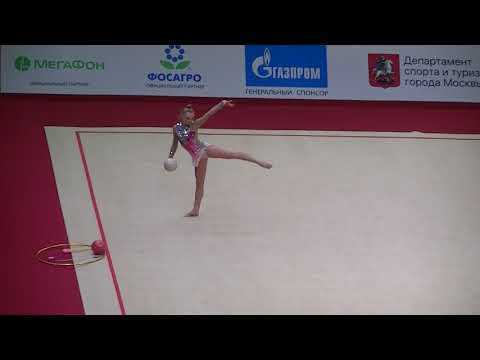Telegina Yuliana (ISR)  ball  Qual  Grand Prix Moscow 2018