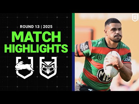 NRL Highlights | NRL Match Highlights 2025 | Rabbitohs v Warriors | Round 13
