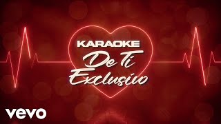 La Arrolladora Banda El Limón De René Camacho - De Ti Exclusivo (Karaoke)