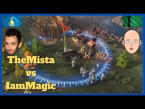 GOATs of AoM face off in AoE4 | TheMista (Mon) vs IamMagic (DSul) (Game 2) #aoe4 #ageofempires