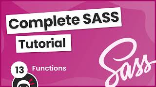 מדריך SASS (בנה ספריית CSS משלך) #13 - פונקציות