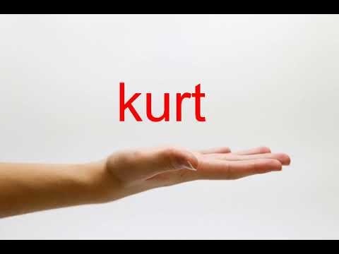 How to Pronounce kurt - American English