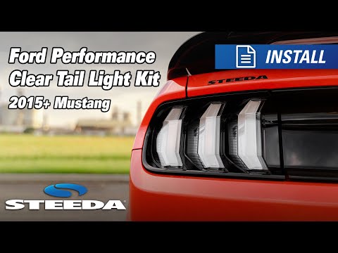Factory Euro Look With Ford Performance Clear Tail Lights | 2015+ Mustang Install