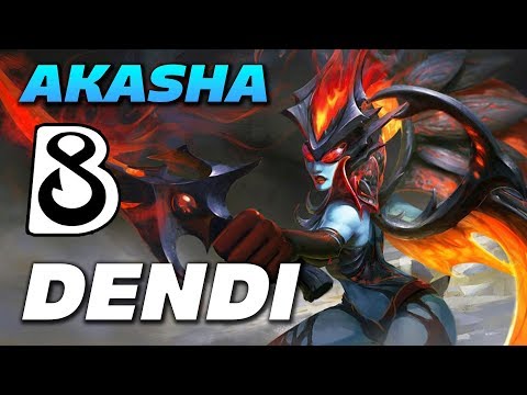 B8.Dendi Queen of Pain Akasha - Dota 2 Pro Gameplay