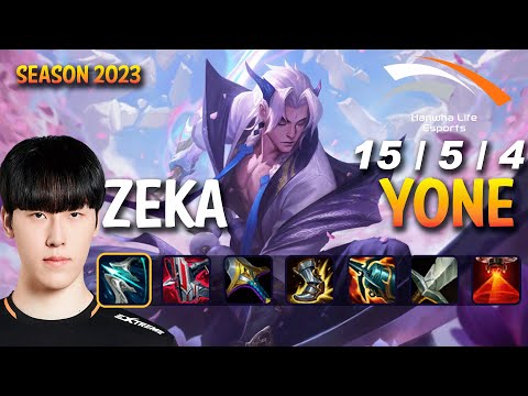 HLE Zeka YONE vs JAYCE Mid - Patch 13.18 KR Ranked