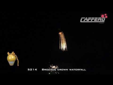 5214 Brocade crown waterfall