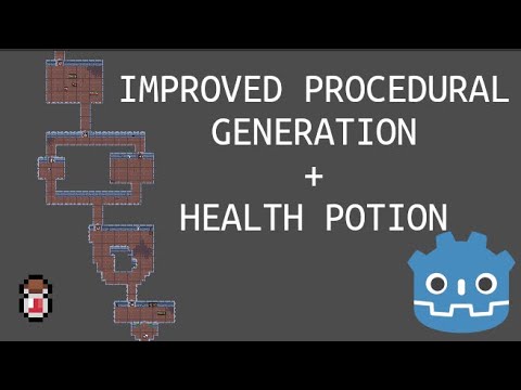 Make a Godot Roguelike Part 15 - Improved procedural generation and health potion