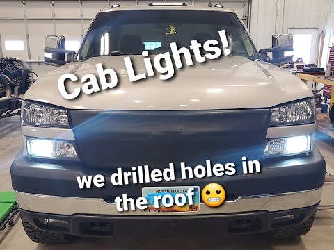 How to Install Cab lights on a 99-07 chevy/gmc pickup