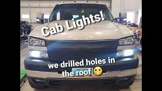 How to Install Cab lights on a 99-07 chevy/gmc pickup