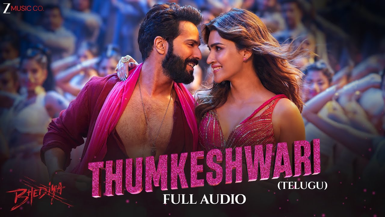 Thumkeshwari - Bhediya (Telugu) | Varun Dhawan, Kriti S, Shraddha K |Sachin-Jigar  |Full Song