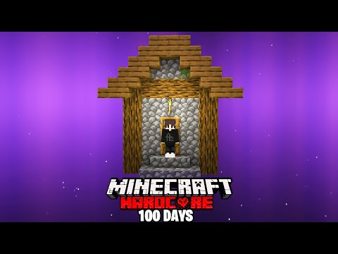 I Survived 100 Days on END House in Minecraft Hardcore(Hindi)!