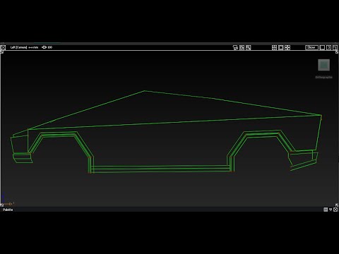 TESLA CYBERTRUCK 1 #Blueprint - #Curve Network, Car Modeling video in Alias Autostudio