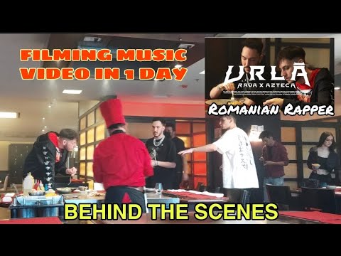Behind the scenes / Music Video / URLA @RAVA @AZTECA / Romanian Rapper