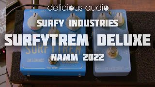 Video thumbnail for Surfy Industries - SurfyTrem Deluxe at NAMM 2022 by Delicious Audio
