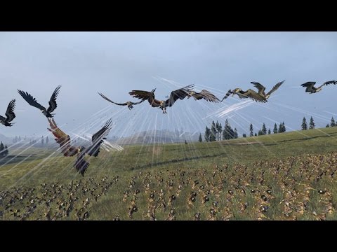 40 Great Eagles vs 4500 Goblin Archers Realm of the Wood Elves