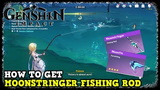 Genshin Impact How to Get the Moonstringer Fishing Rod & Moonfin Location (New Fishing Rod)