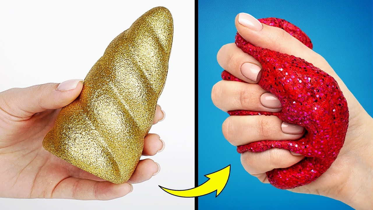 Apertando chifres de unicórnio para fazer slime! Abrindo o Poopsie Slime Surprise 🦄