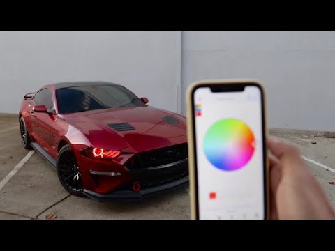 HONEST REVIEW OF MY BRAND NEW HEADLIGHTS FOR MY 2018 MUSTANG GT! *LIGHTINGTRENDZ*
