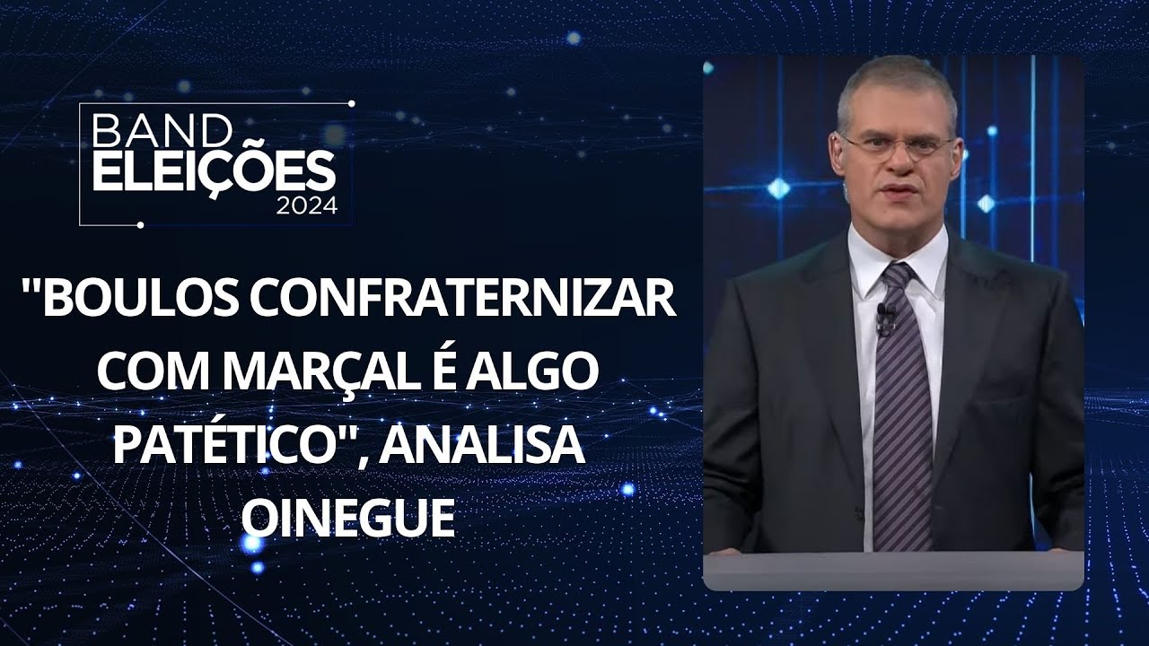 "Boulos confraternizar com Marçal é algo patético", analisa Oinegue
