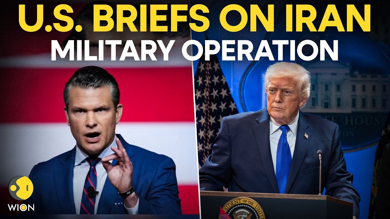 US-Iran War LIVE: Pete Hegseth & General Caine Hold Briefing On Operation Epic Fury In Iran | WION
