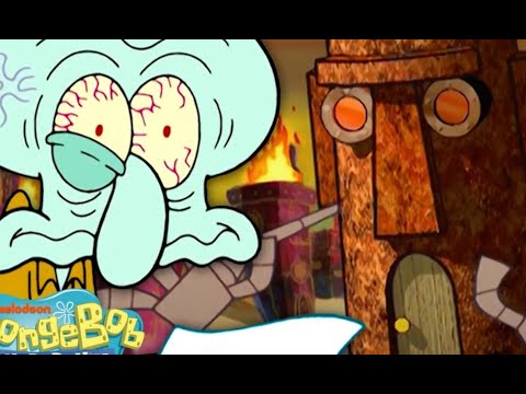 Squidward's house destroy bikini bottom