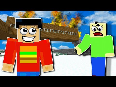 Trolling My Friends and Building an Escape Tunnel! - Minecraft Multiplayer