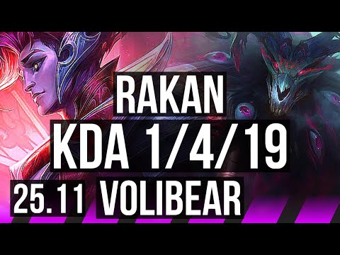 RAKAN & Lucian vs VOLIBEAR & Senna (SUP) | 1/4/19 | EUW Master | 25.11